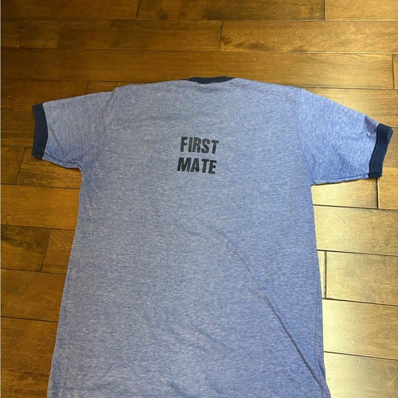 Blue Silent Lady T-Shirt 1980s vintage t shirt see pics for measurements - Picture 6 of 6